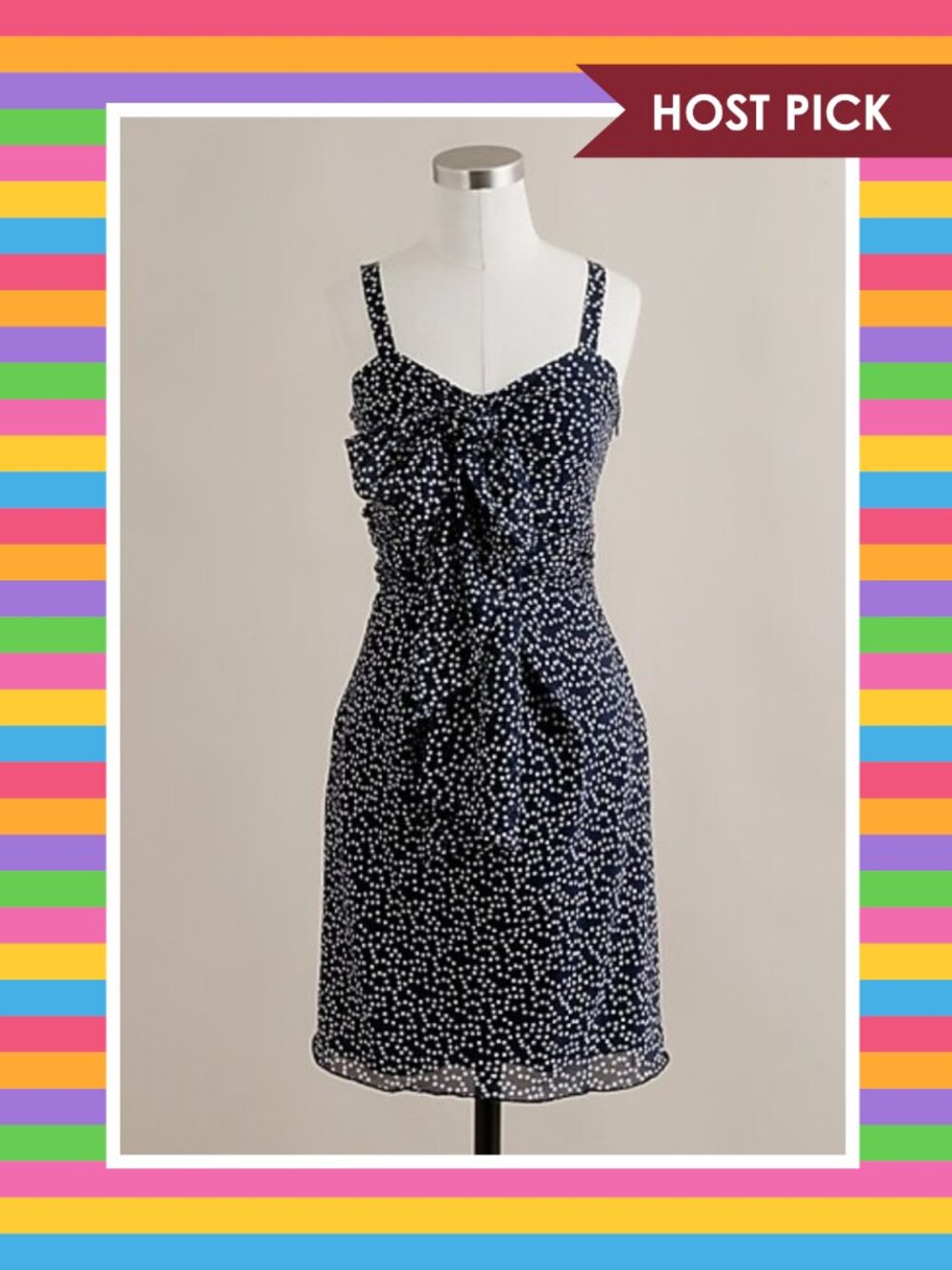 J. Crew Swirling Dots Dress - Picture 1 of 7